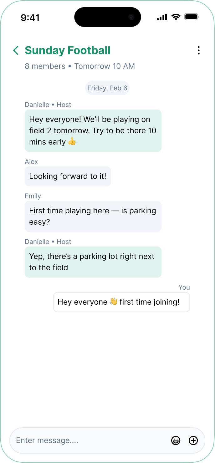 Concia Link — Event Chat