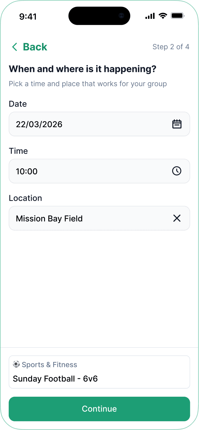 Concia Link — Time & Location