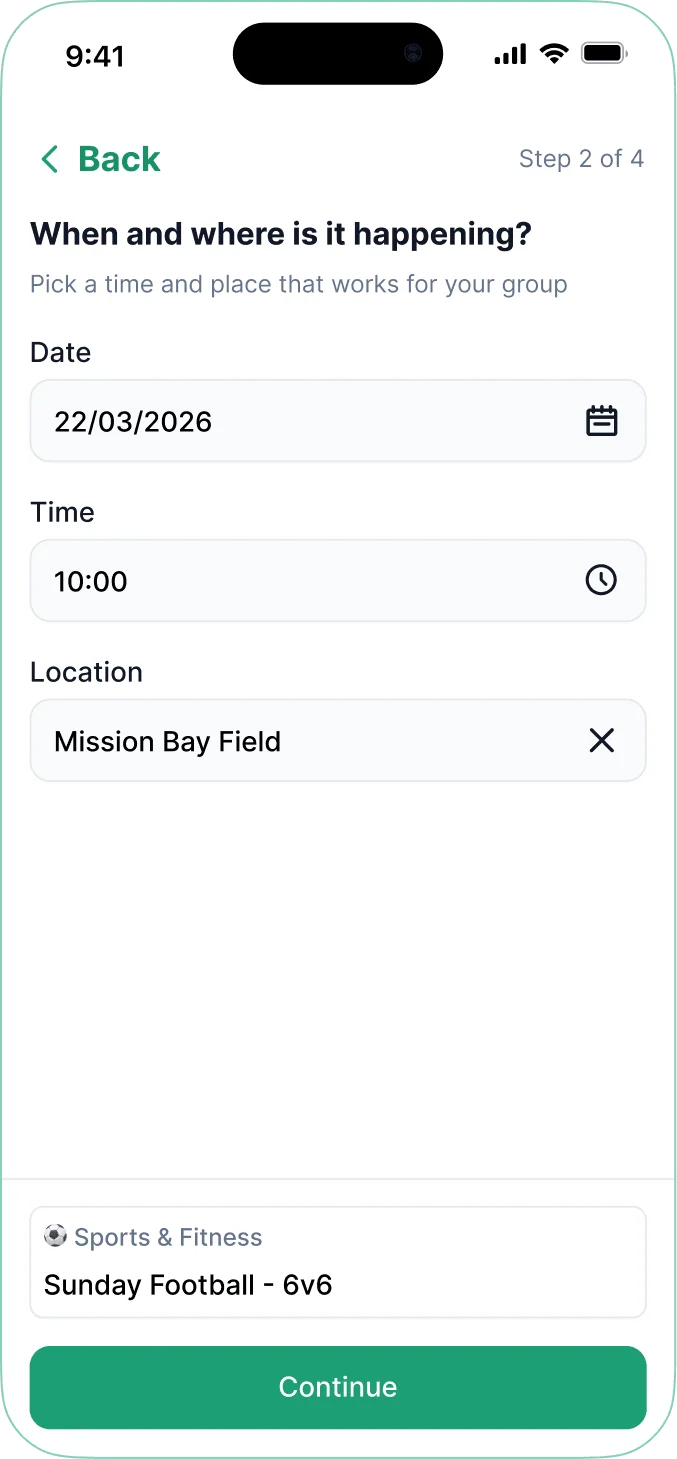 Concia Link — Time & Location