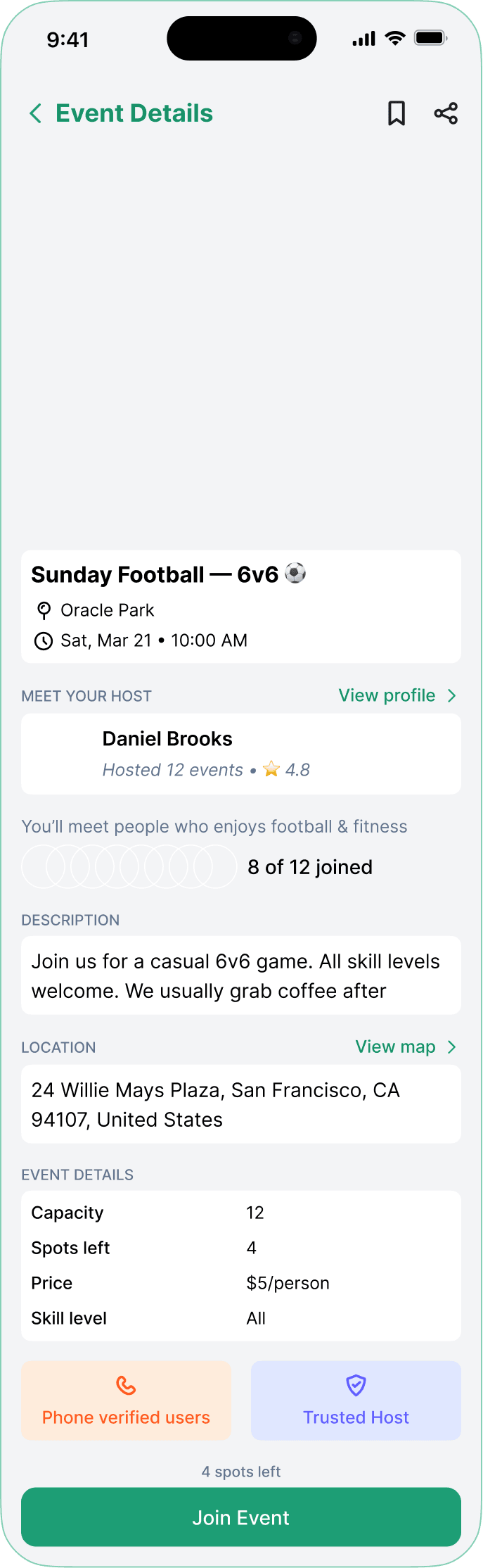 Concia Link — Event Details