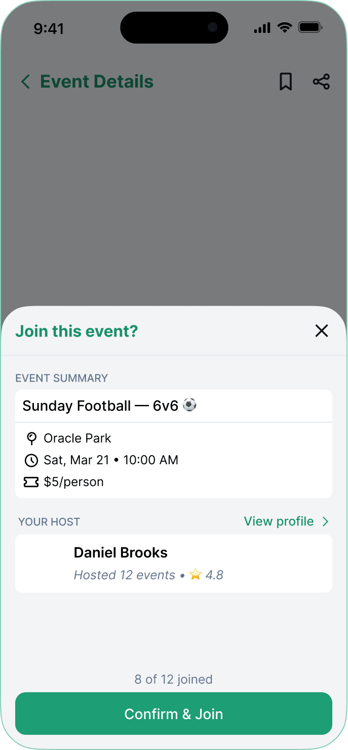 Concia Link — Join Confirmation