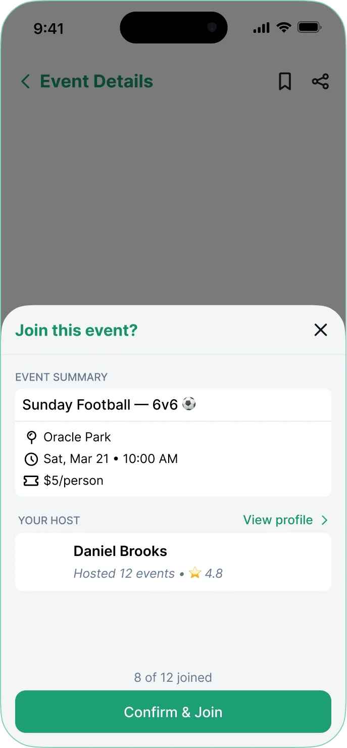 Concia Link — Join Confirmation