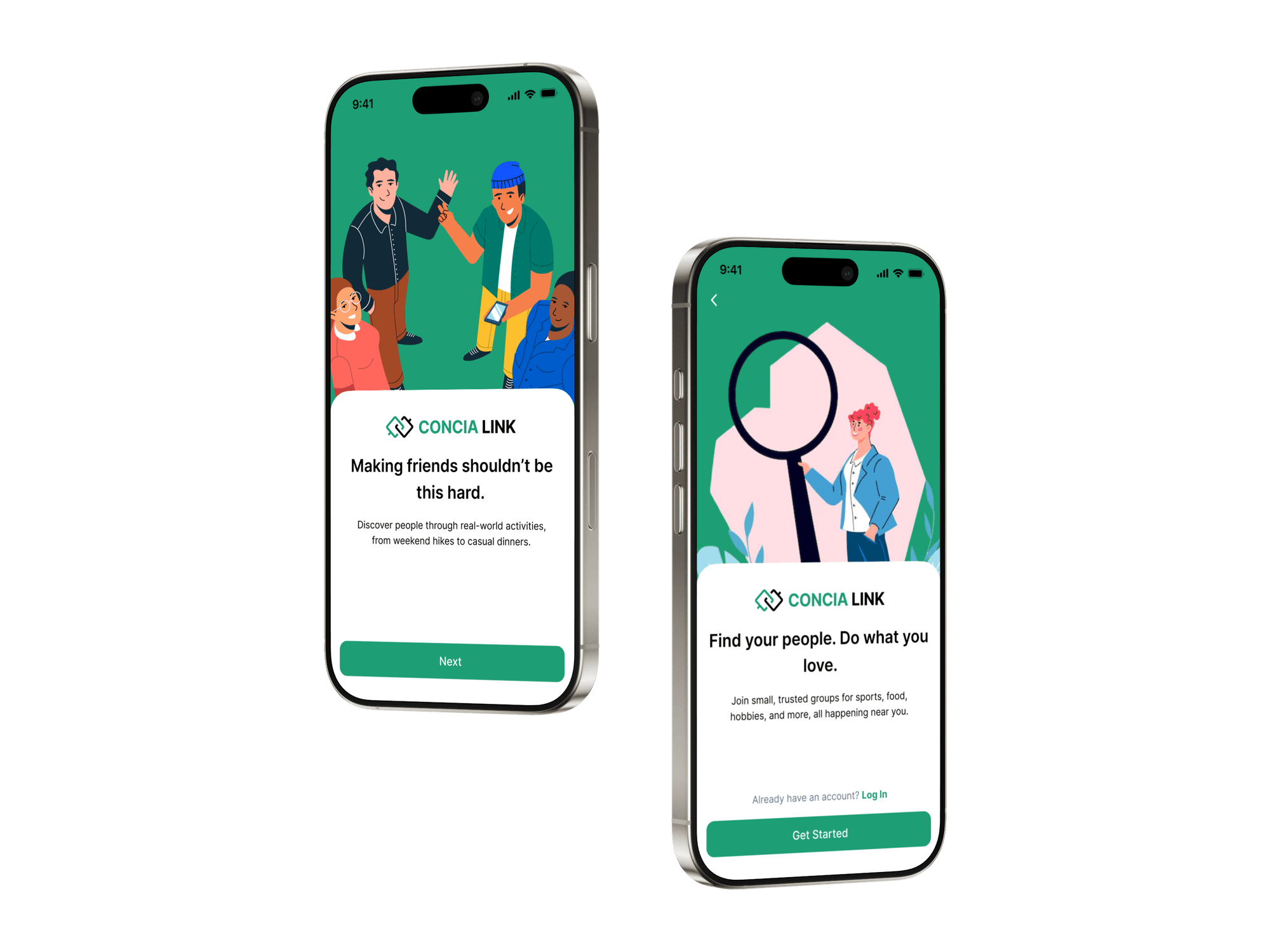 Concia Link Mobile — Onboarding