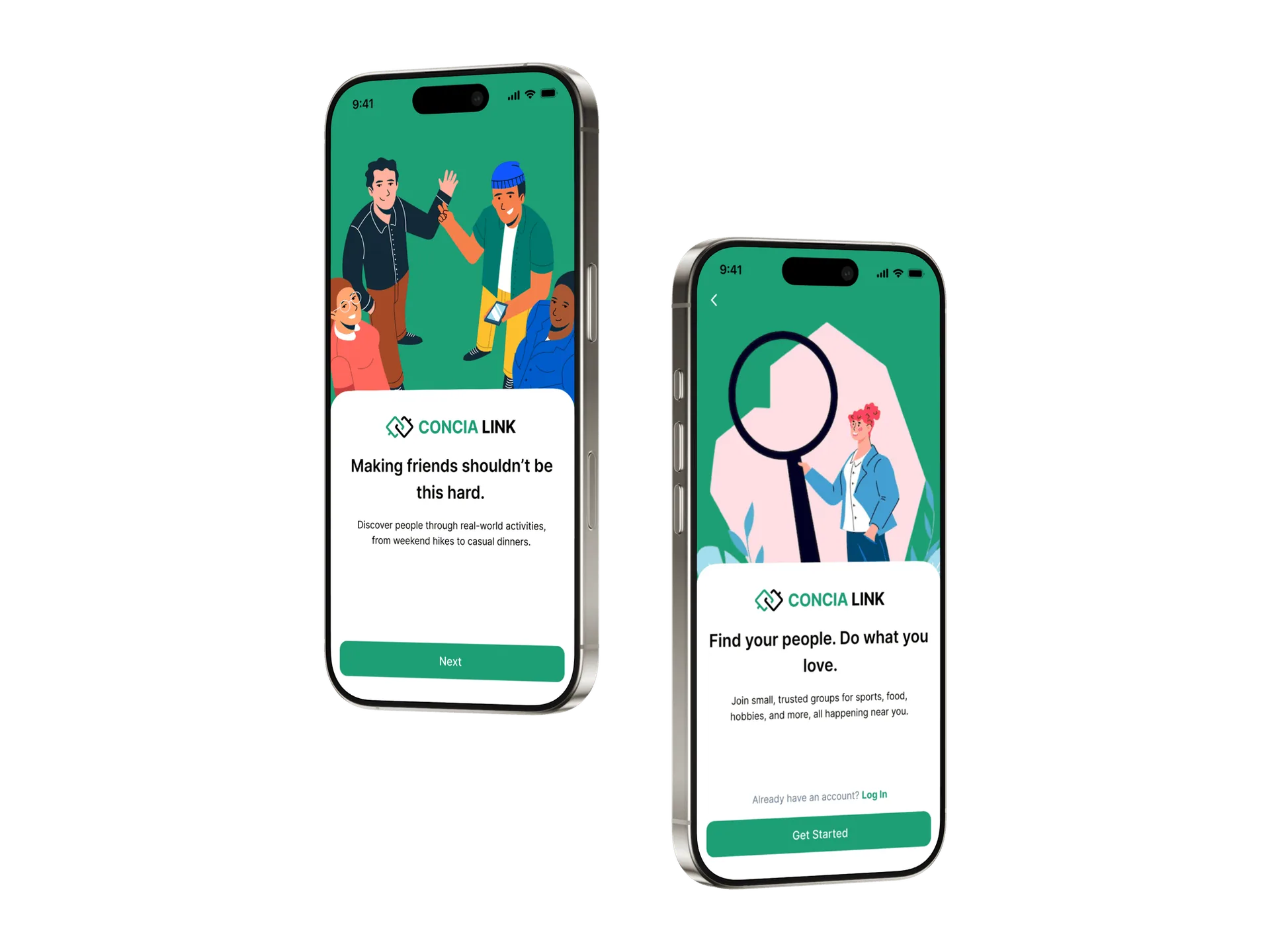 Concia Link Mobile — Onboarding