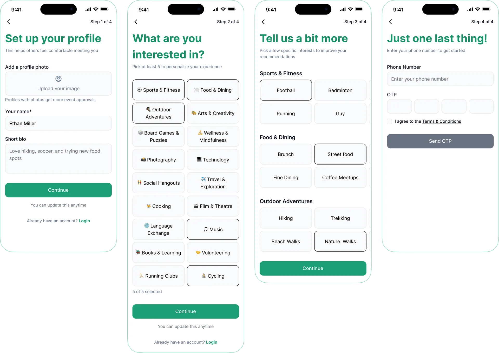 Concia Link Mobile — Sign Up
