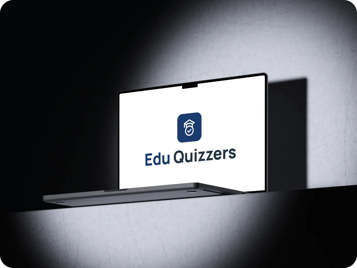 EduQuizzers laptop mockup