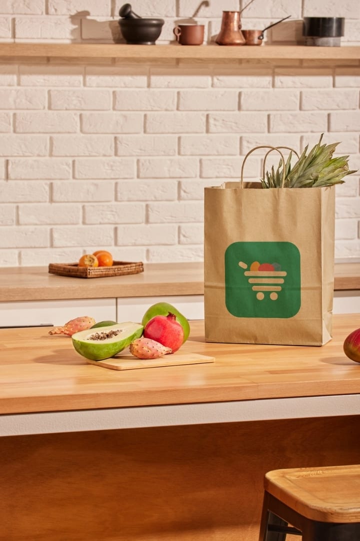 Itemry branded grocery bag