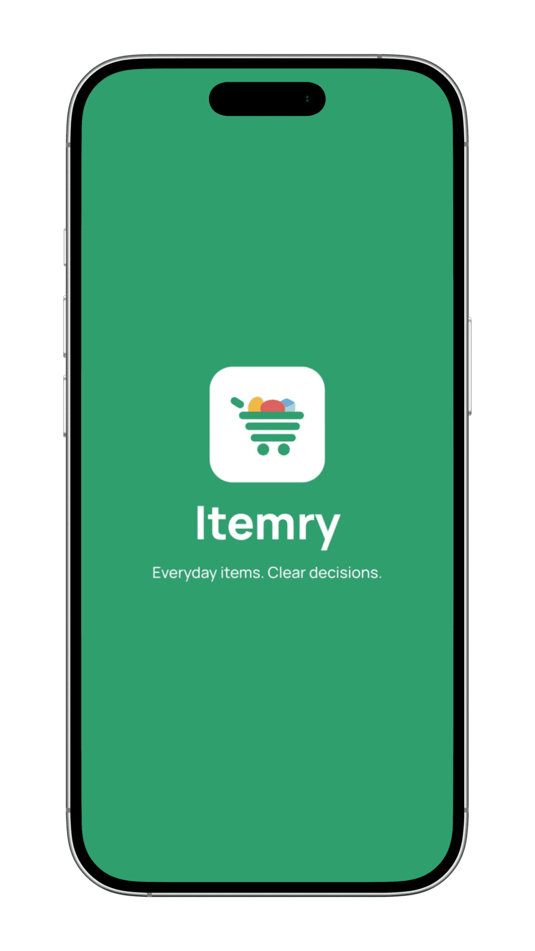 Itemry splash screen