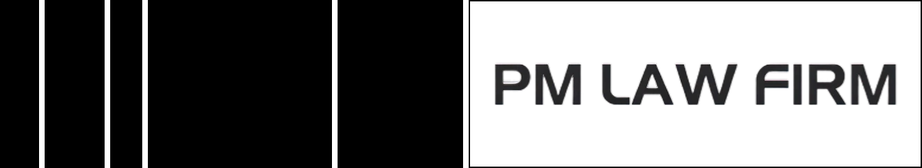 PMLF logotype — custom letterform blocks forming the platform name