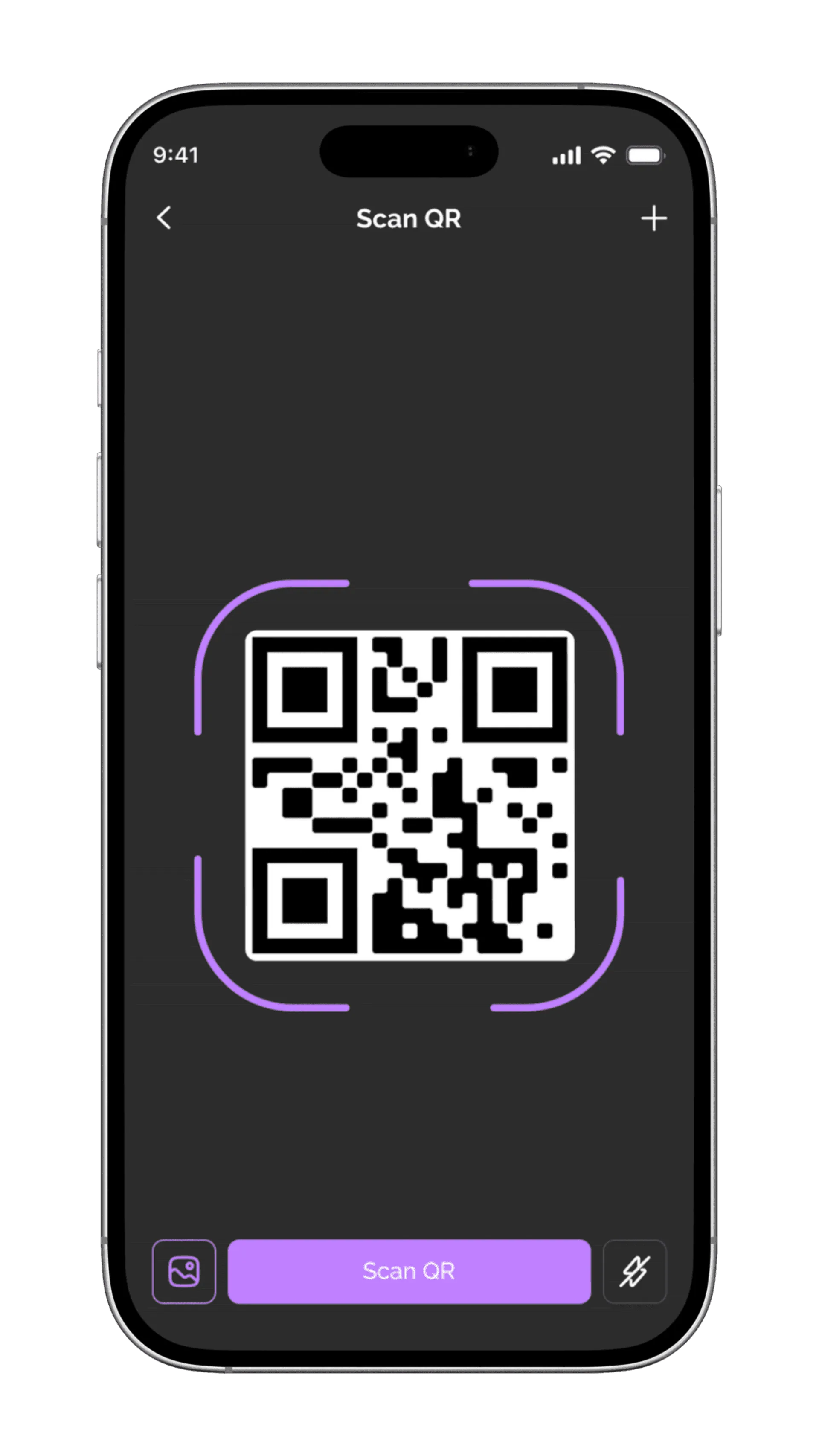 Trustezy Scan QR screen