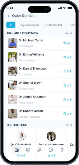 Quick Consult Screen