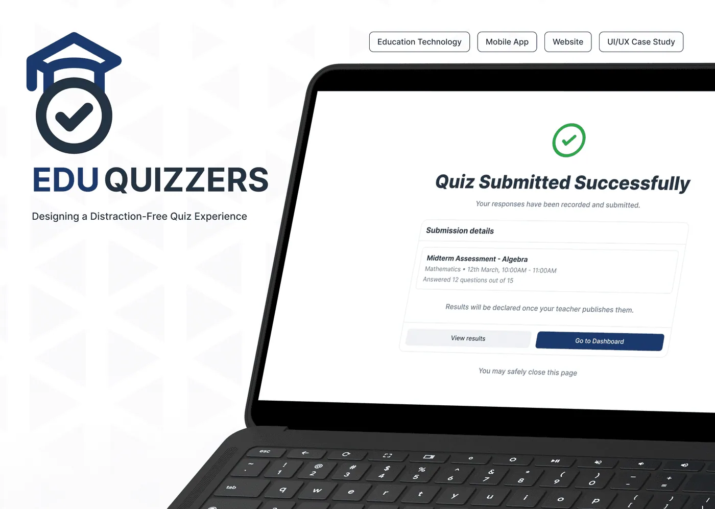 EduQuizzers - Distraction-Free Quiz Platform