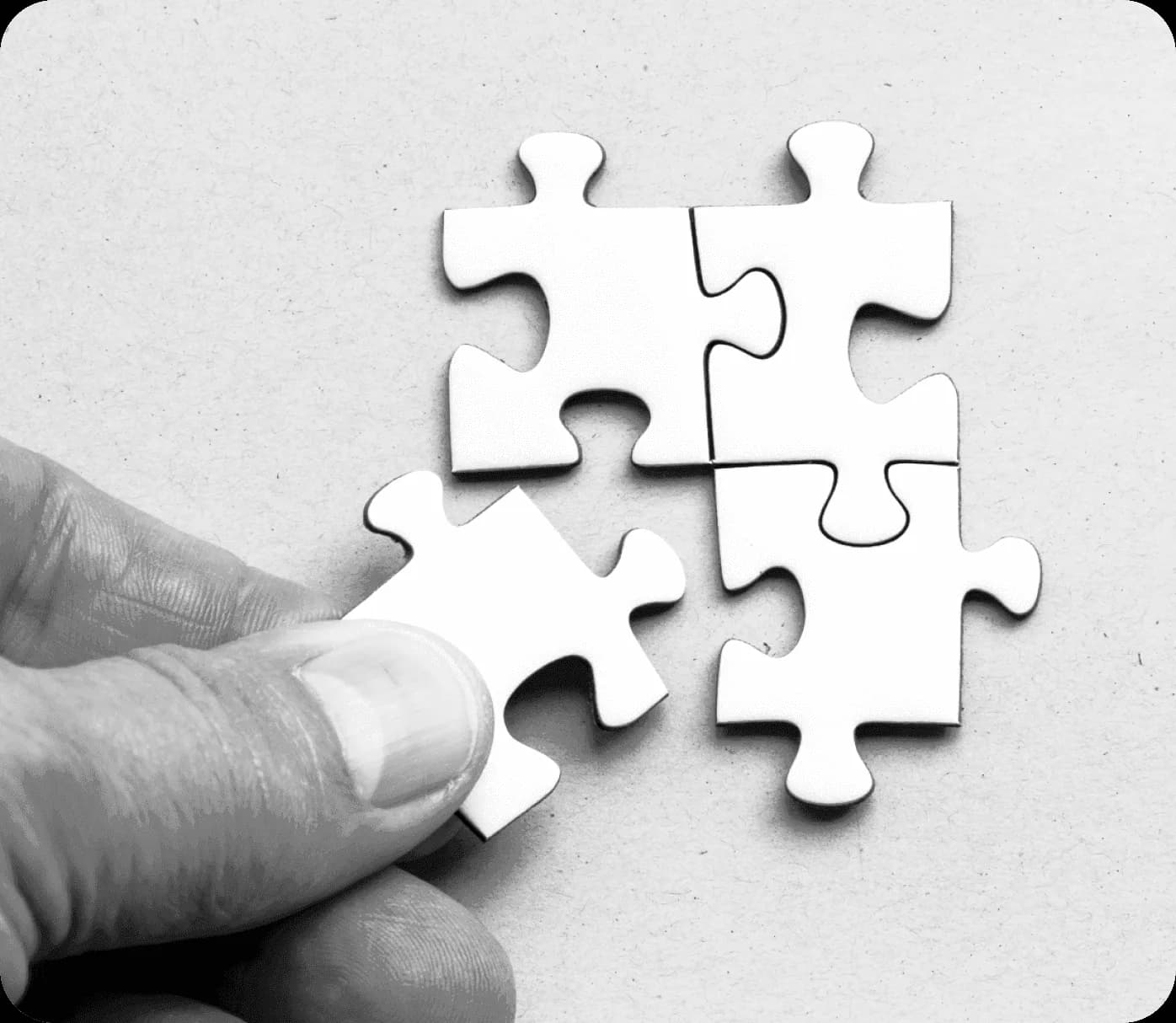 Solution puzzle pieces