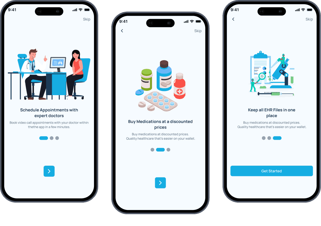 Onboarding Screens