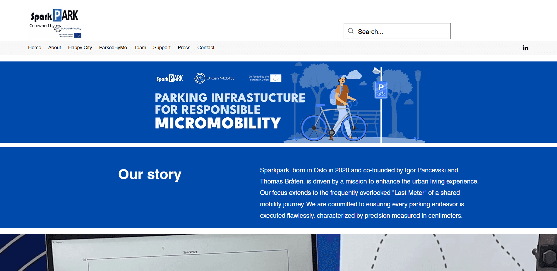SparkPark – Mobility Platform — Transportation project by Enqcode