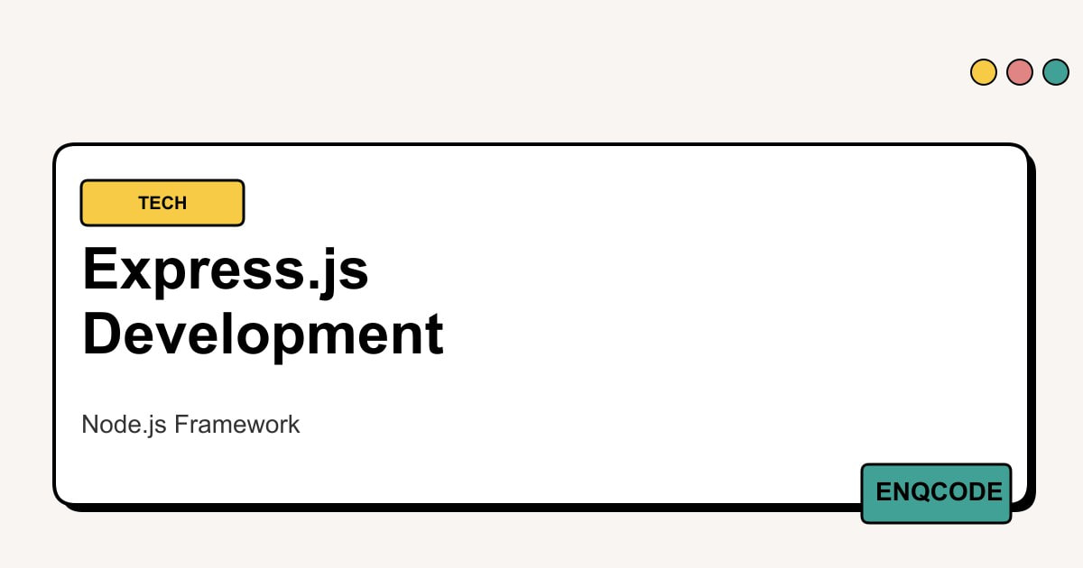 Express.js Development Services | Node.js REST API Experts
